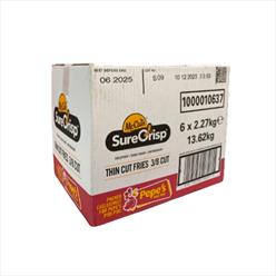 Pepes Mccain Surecrisp Fries 3/8 6x2.27KG