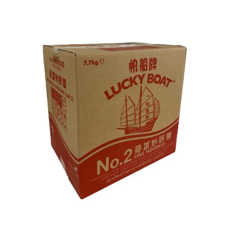 N02  LUCKY BOAT NOODLES (THIN)x 7.7Kg