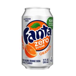 Zero Sugar Fanta Orange Cans (GB) 24x330ml