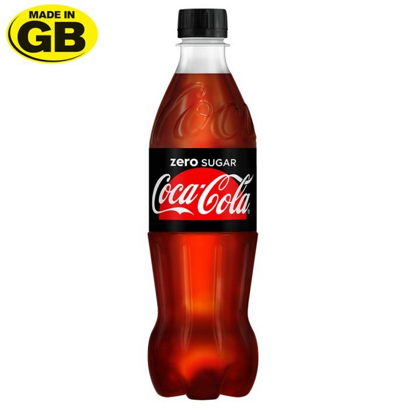 (500MLS) ZERO COKE BOTTLES 12X500MLS
