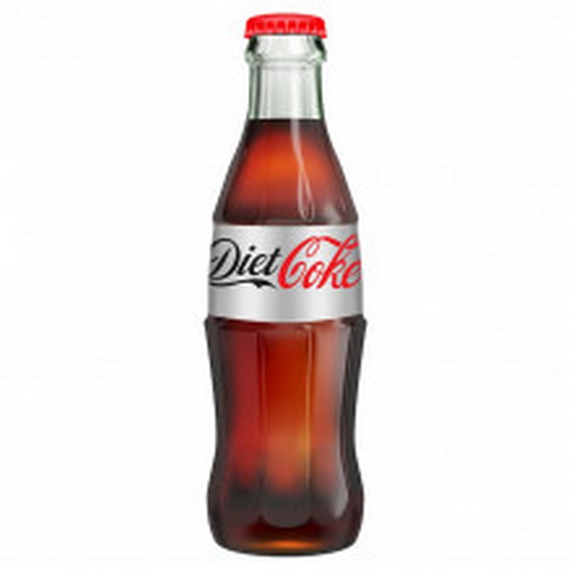 *GLASS*  DIET COKE 24X330ML