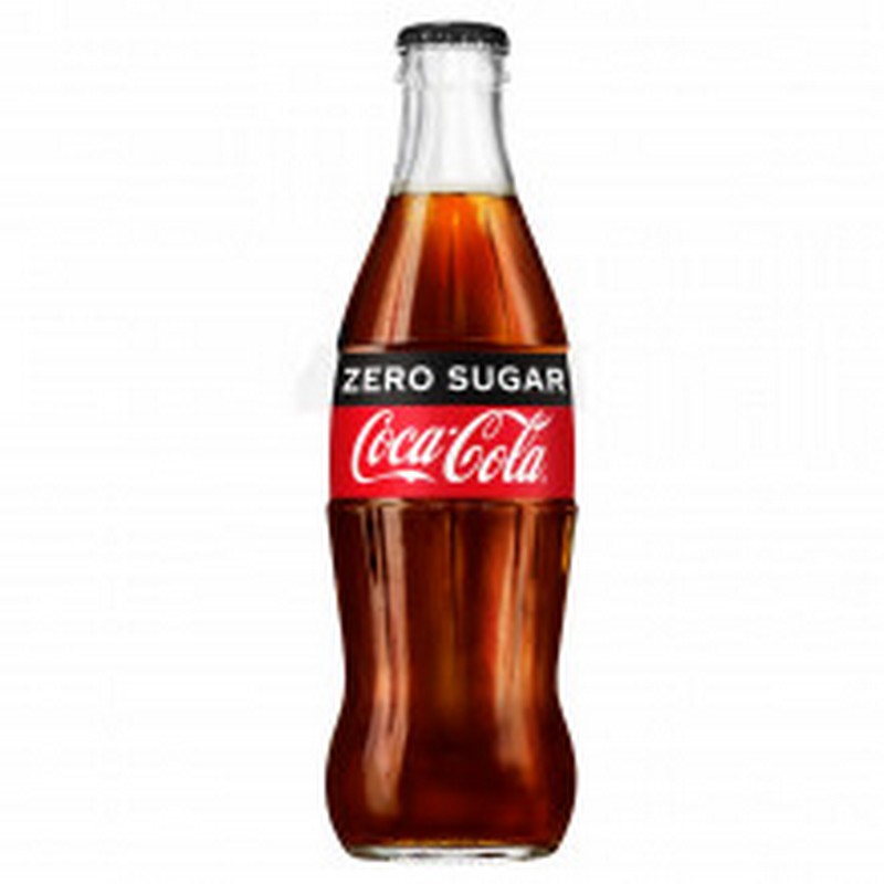 *GLASS*  ZERO COKE 24X330ML