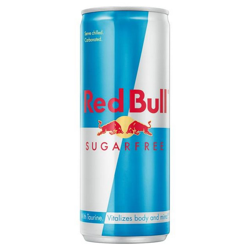 SUGAR FREE RED BULL CANS 24X250ML