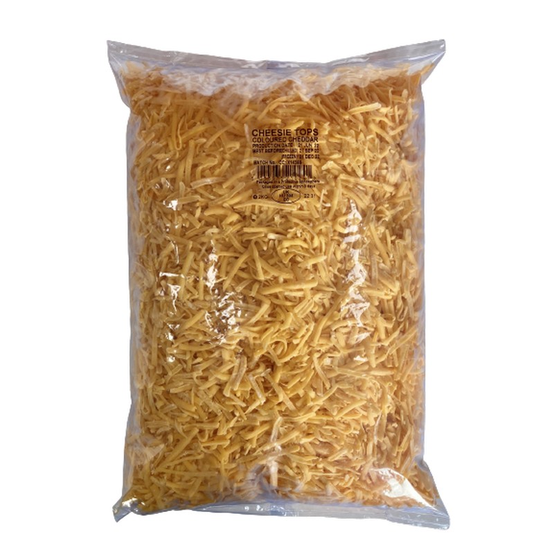 (PACK) GRATED RED CHEDDAR 2KG