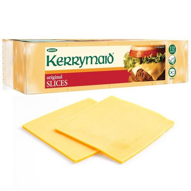 KERRYMAID BURGER CHEESE SLICES 112