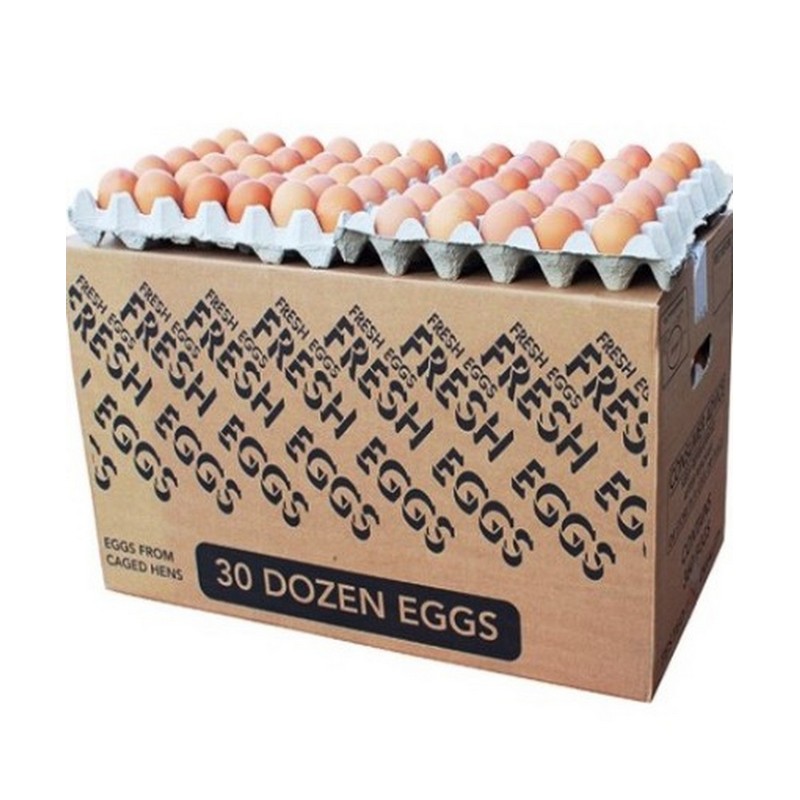 30 DOZ MEDIUM EGGS-(SIZE 3) 1X360