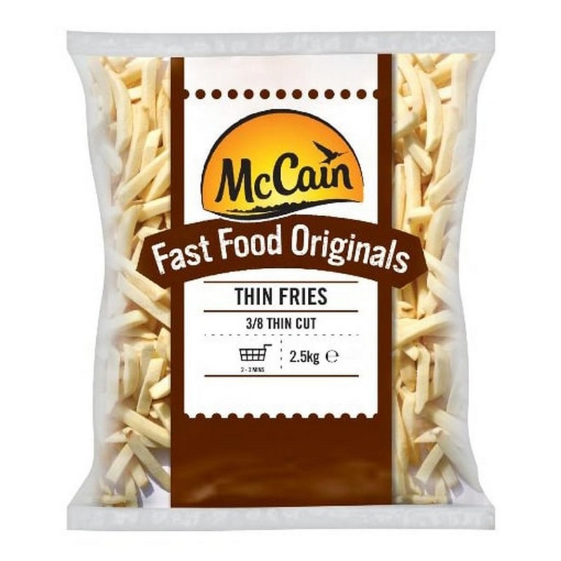 McCain 3/8 Fast Food Thin Fries 4x2.27kg