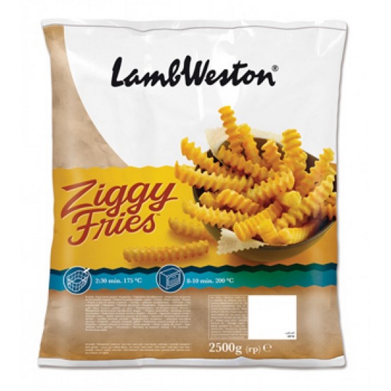 LWF61 Ziggy Crinkle Fries 9x9mm  9x9 10kg