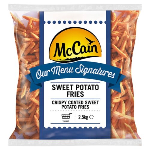 McCAIN SWEET POTATO FRIES  4x2.5KG