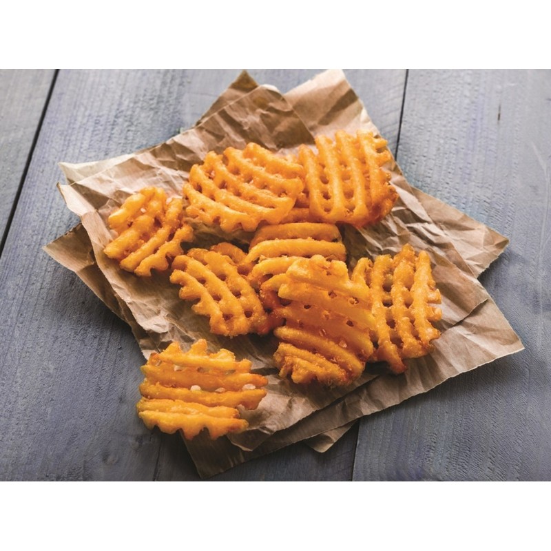 LWD24 CRISSCUTS  WAFFLE FRIES  4X 2.5KG