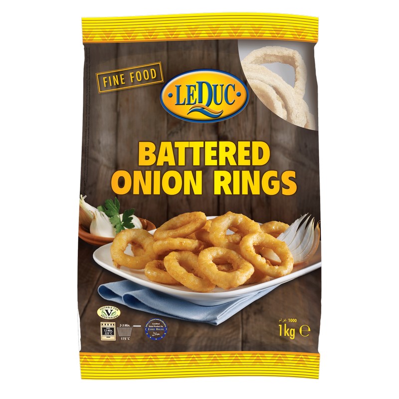 Leduc Reformed Battered Onion Rings  6x1Kg