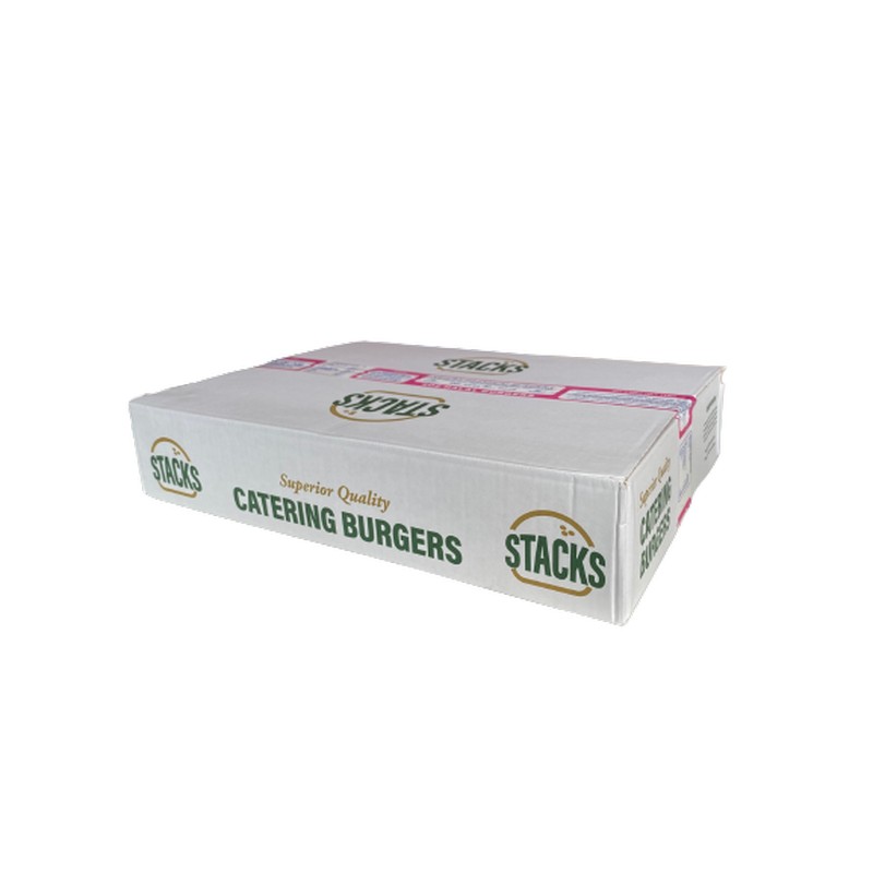 STACKS HALAL 40Z BEEF BURGERS 48X113G