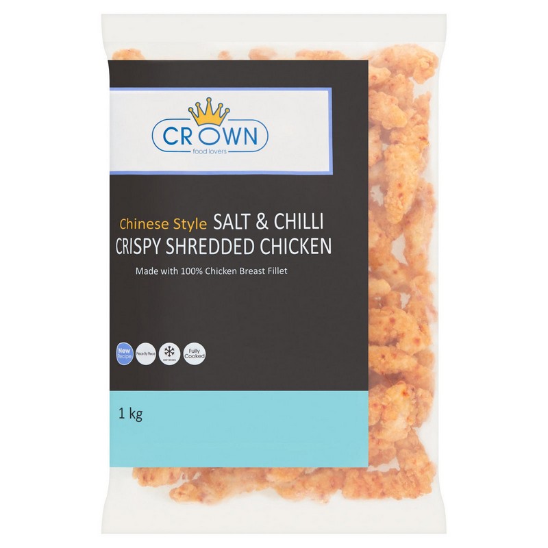 CROWN SALT  & CHILLI CRISPY SHREDDED CHICK