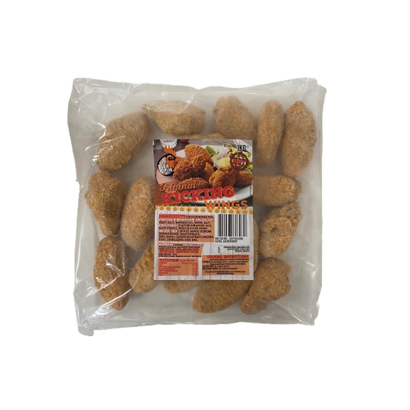 (PACK) BREADED HOT CHICKEN WINGS  1KG