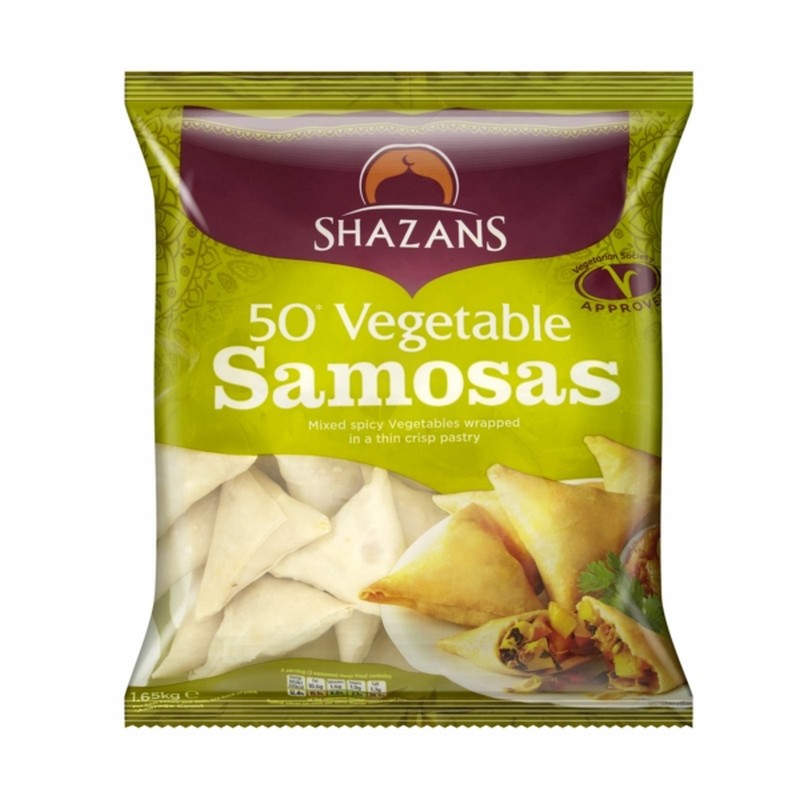 VEGETABLE SAMOSAS  50PCS