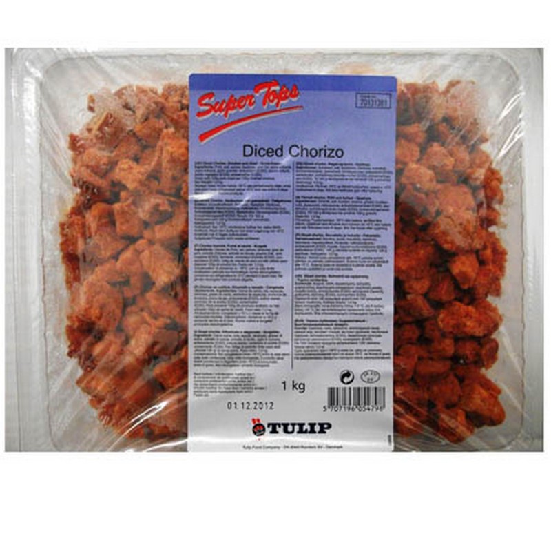 ST DICED CHORIZO SAUSAGE 1KG