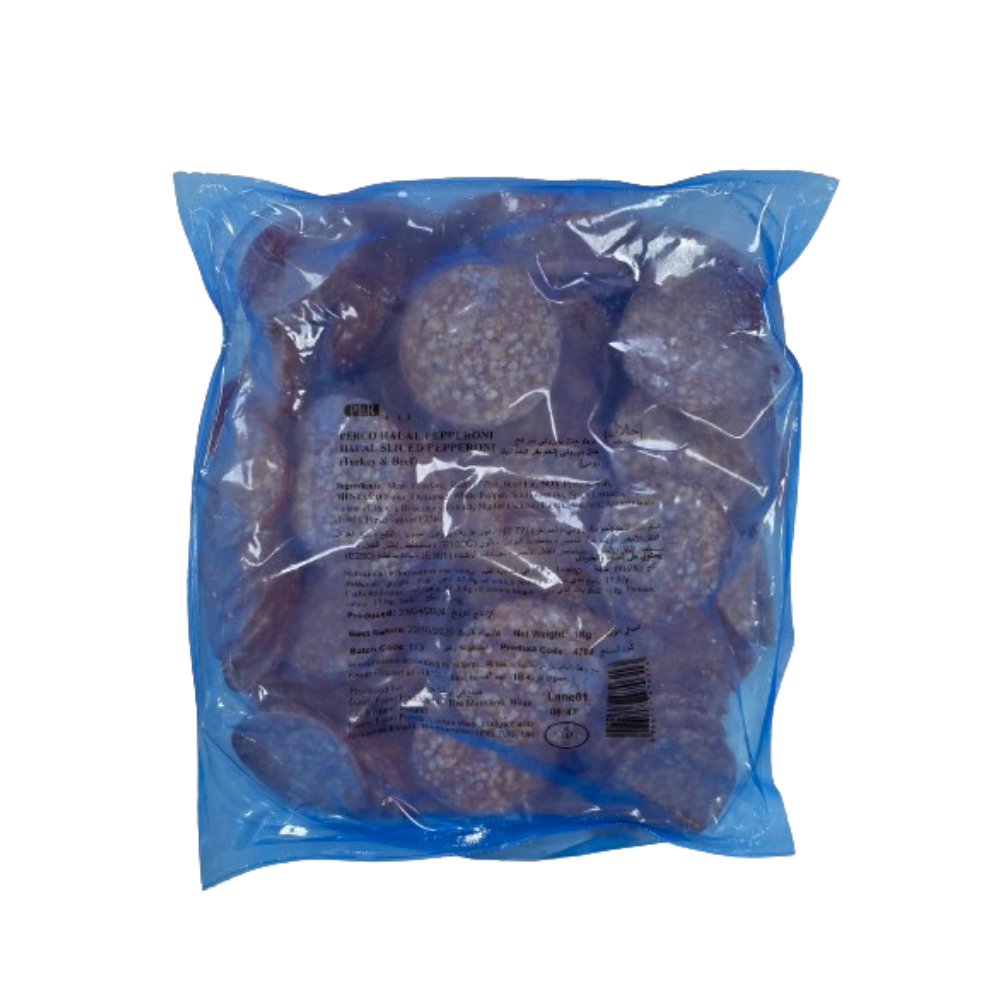 Perco Pepperoni (halal)  1KG