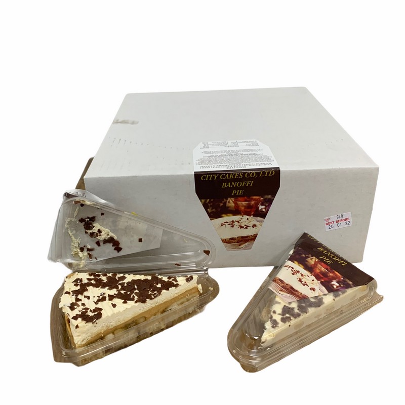 BANOFFE PIE CAKE  12 SLICE PACKS