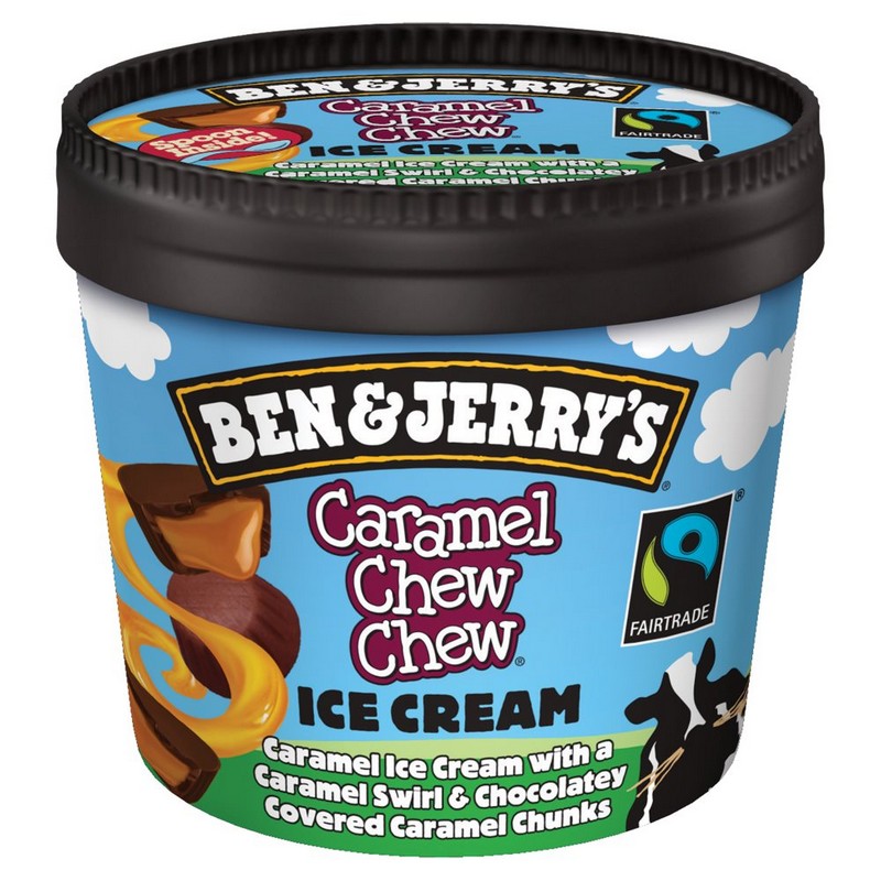 Ben & Jerrys Caramel Chew Chew Cup 12x100