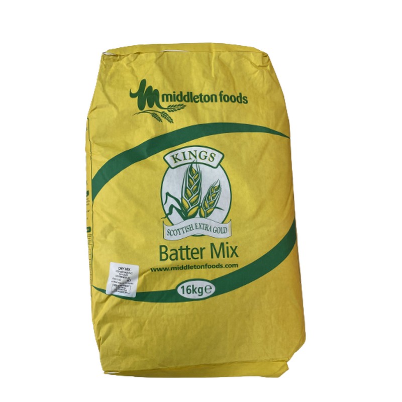 KINGS (GREEN) EXTRA GOLD BATTER MIX 16KG