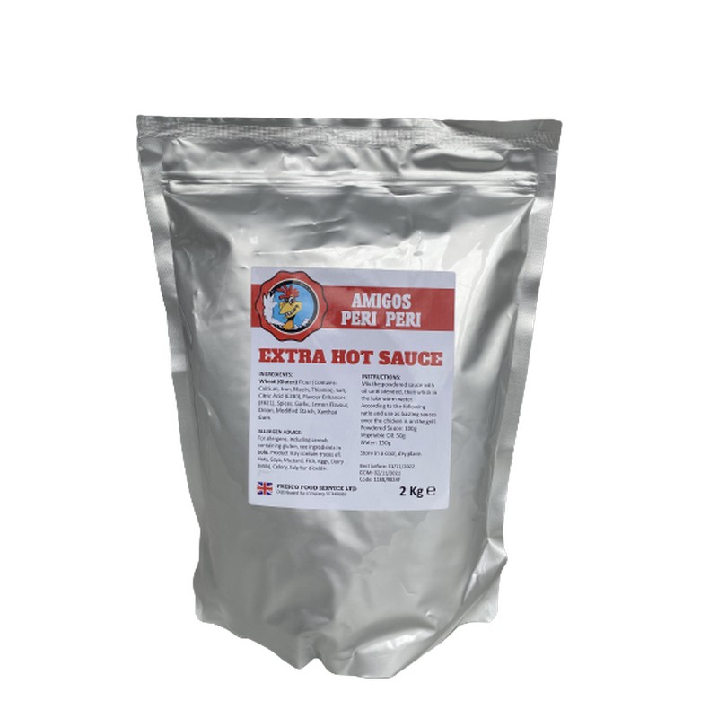 EXTRA HOT PIRI PIRI SAUCE POWDER 2KG