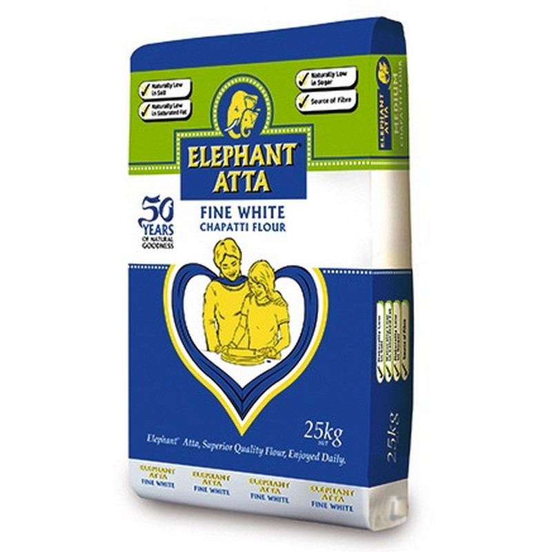 Elephant WHITE CHAPATTI (BLUE) 25KG