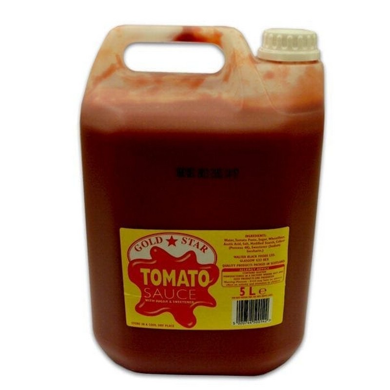 GOLD STAR TOMATO SAUCE KETCHUP 5L