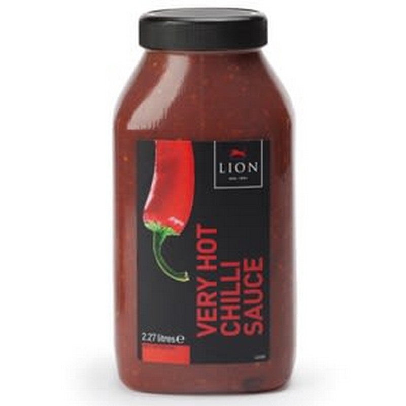 LIONS VERY HOT CHILLI SAUCE  2X2.3LTR
