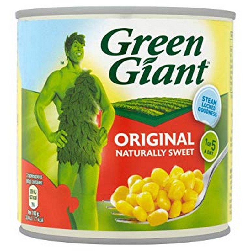 GREEN GIANT SWEETCORN 12X340G
