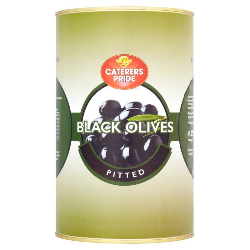 PITTED BLACK OLIVES 3KG