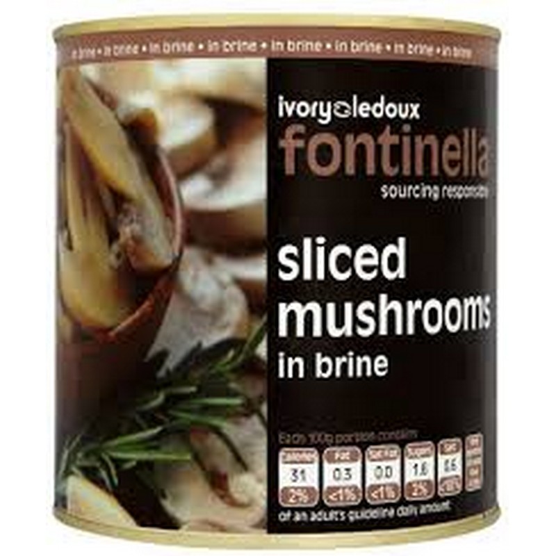 SLICED MUSHROOMS 6X2.5KG