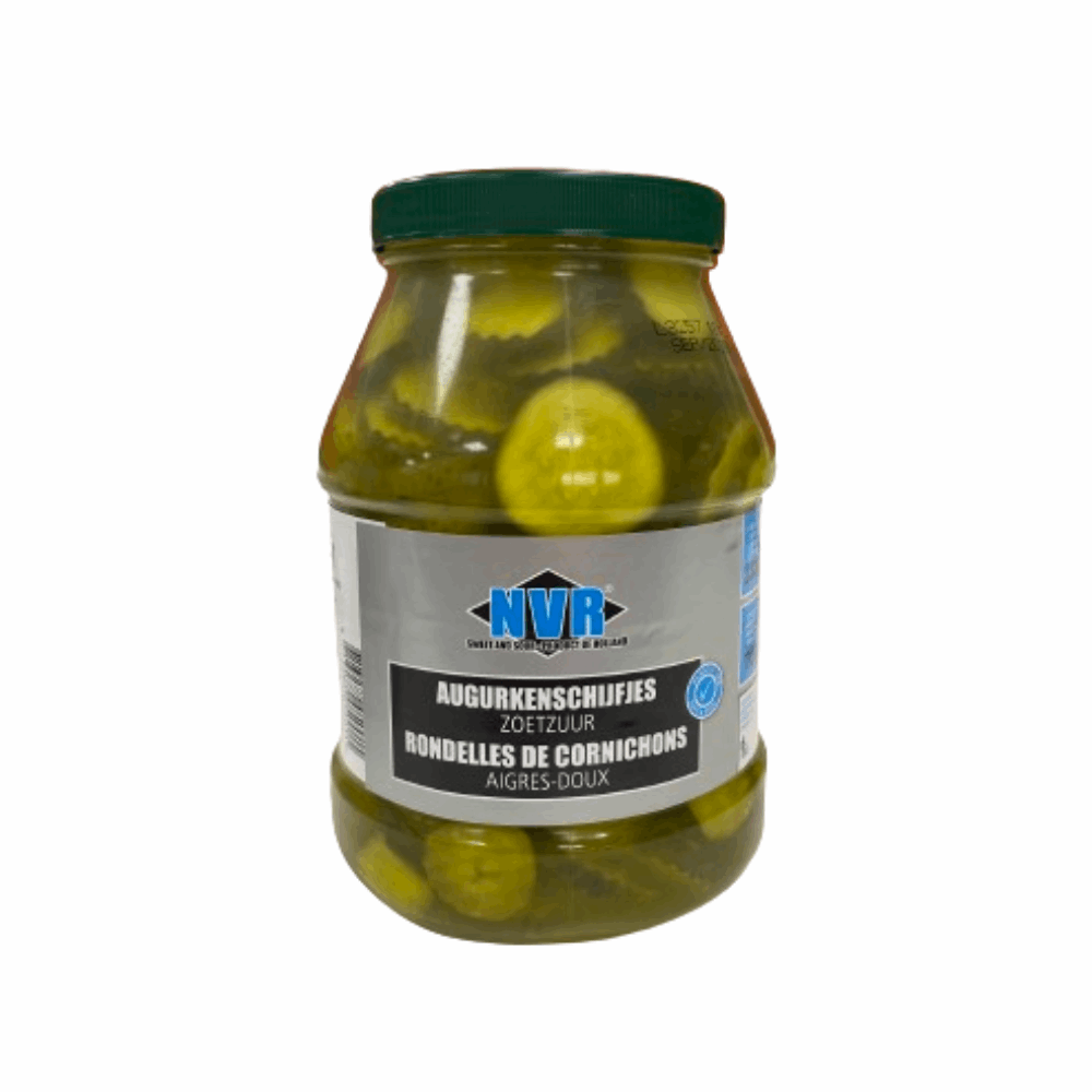 NVR Sliced Gherkins / Dill Chips  2.45KG