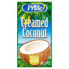 PRIDE CREAMED COCONUT BLOCKS40X198G