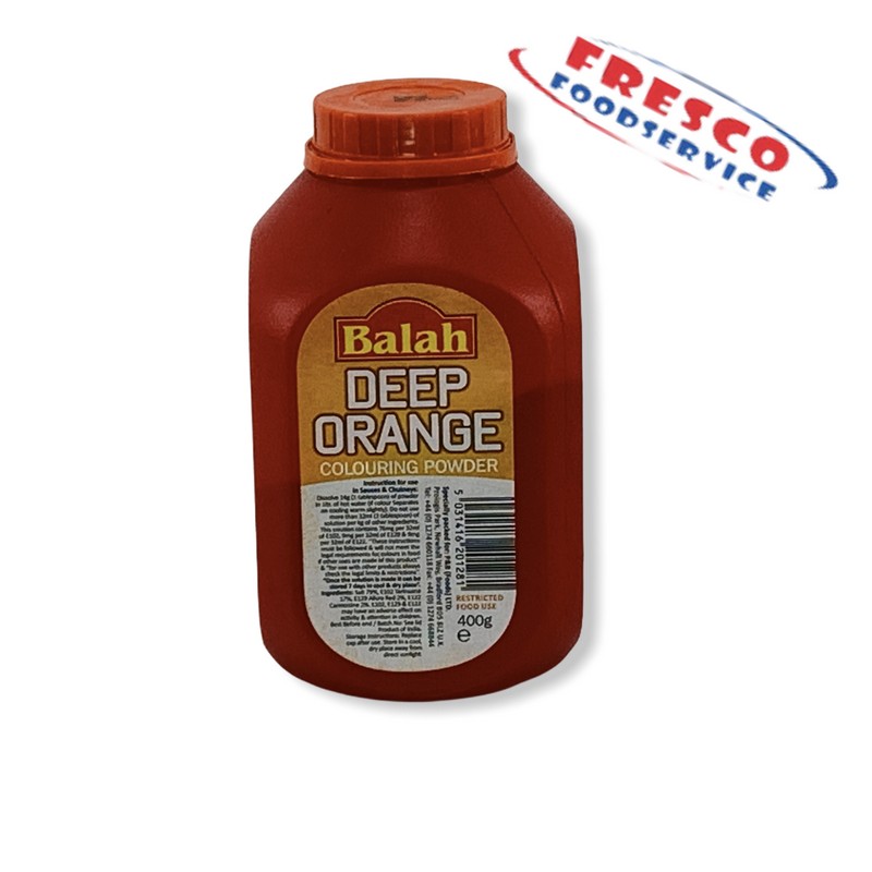 ORANGE FOOD COLOURING (TUB) 400G