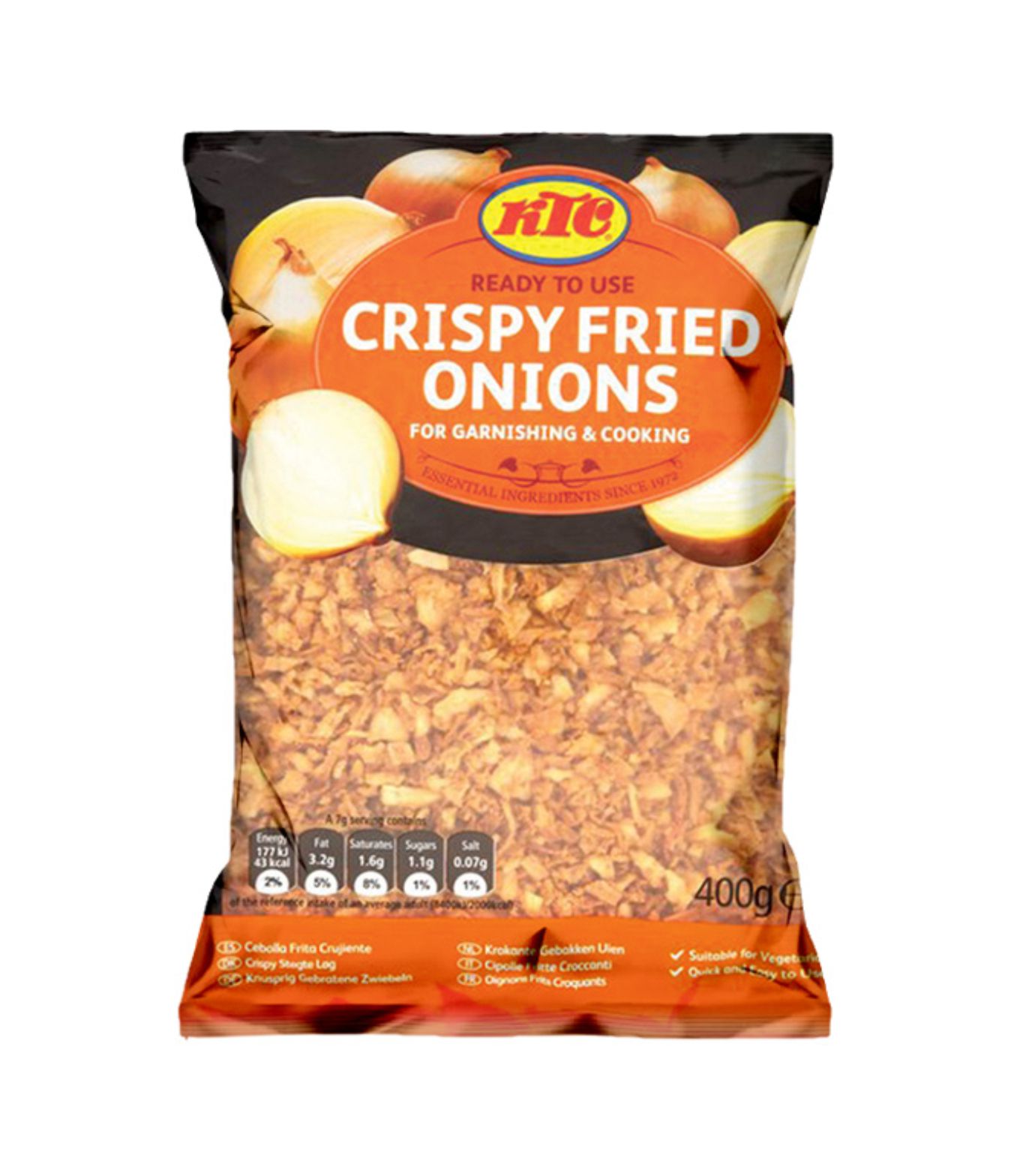 KTC Crispy Fried Onions x 400g