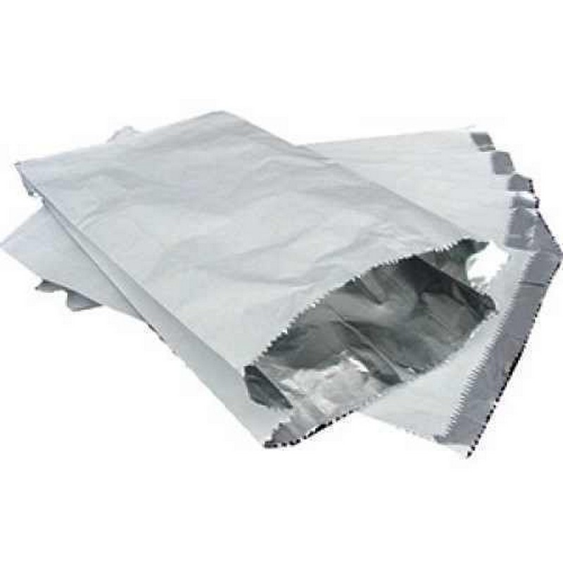 (12) WHITE FOIL BAGS 7*9*12 450CS