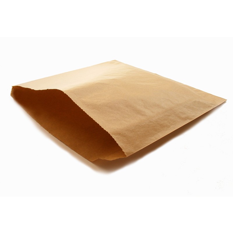 12X12 GLAZED BROWN PAPER BAGS 500PCS