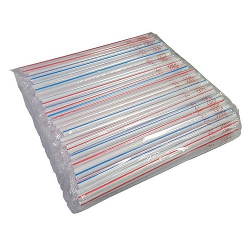 EXTRA THICK SMOTHIE/MILKSHAKE STRAWS 100PC