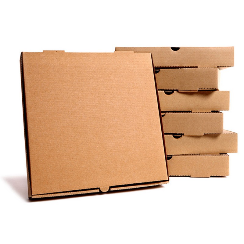 7" PLAIN BROWN PIZZA BOXES (BIO) 100