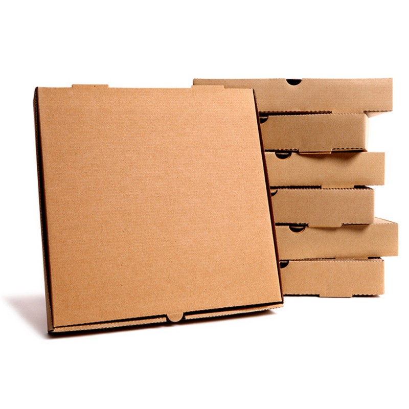 7" PLAIN BROWN PIZZA BOXES 90pcs