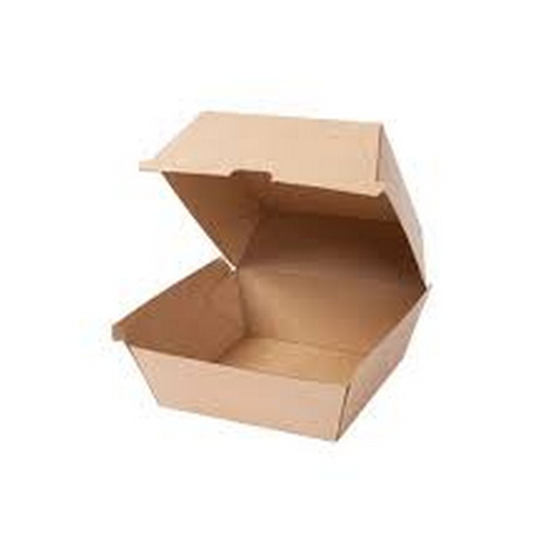 B06 CORREGATED WHITE BURGER BOXES (100PC)