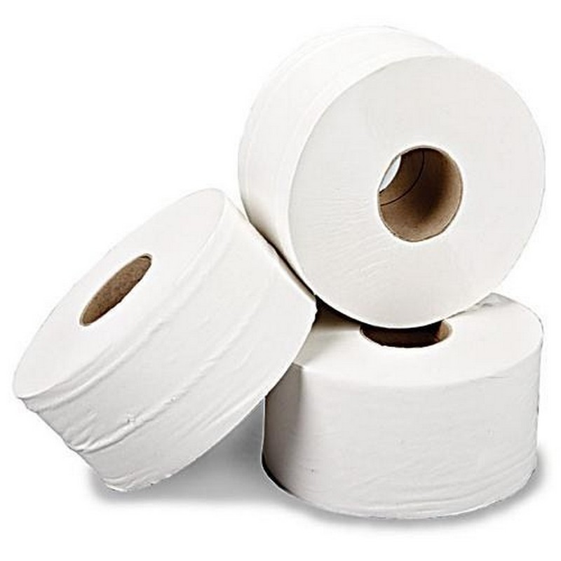 2PLY MINI JUMBO TOILET ROLL 12PCS