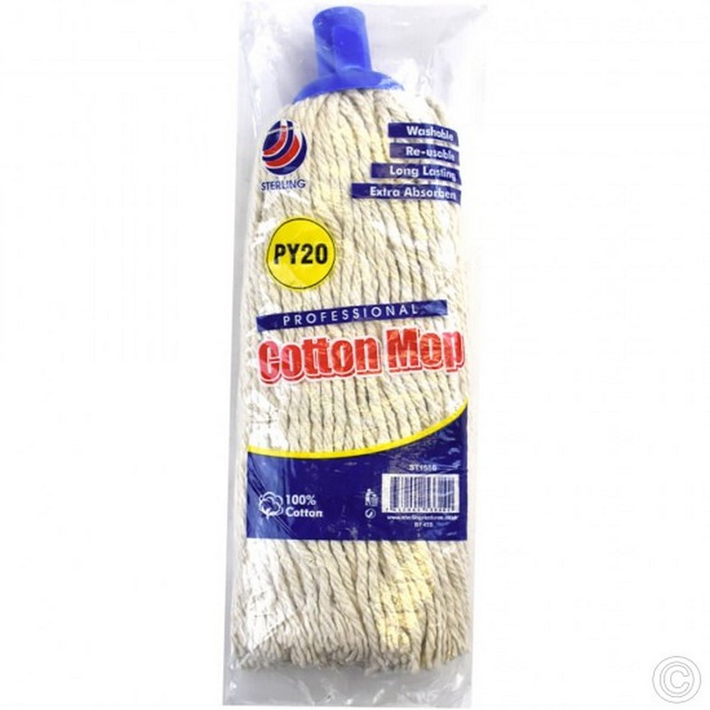 SUPER JUMBO COTTOM MOP HEADS PY20/ 10PCS