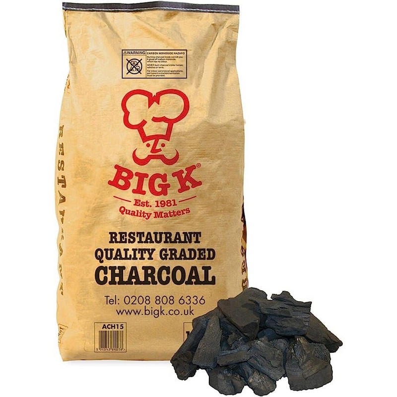 BIG K RESTURANT CHARCOAL (BROWN BAG)  15KG